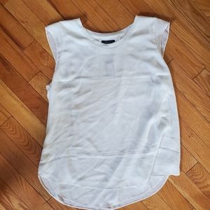 White Cap Sleeve Blouse